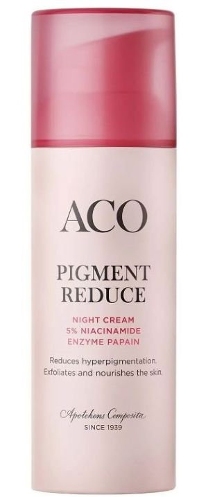 Kuva ACO Face Pigment Reduce Night Cream hajustettu 50 ml