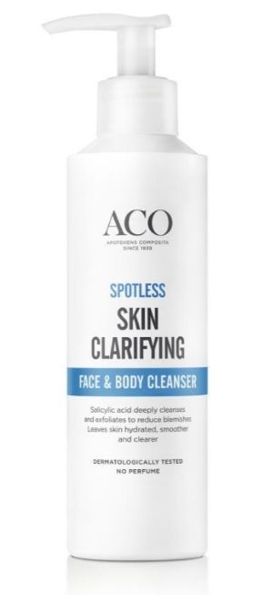 Kuva ACO Spotless Skin Clarifying Face & Body Cleanser 200 ml