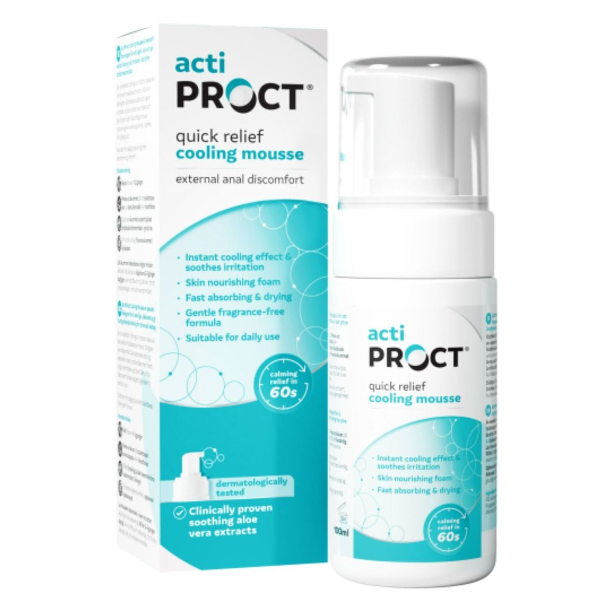 Kuva ActiProct Cooling Mousse pumppupullo 100 ml
