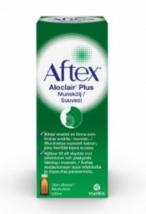 Kuva Aftex Bioadhesive Rauhoittava Suuvesi 120 ml