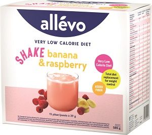 Kuva Allévo VLCD Shake Banaani&Vadelma 15 pss