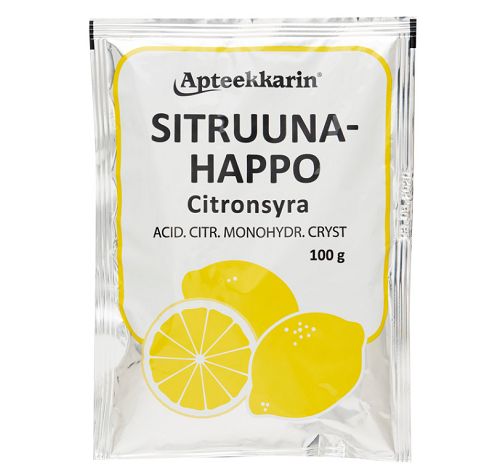 Kuva Apteekkarin Sitruunahappo, 100 g