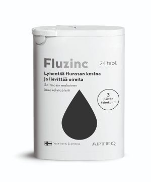 Kuva Apteq Fluzinc salmiakki 24 tabl