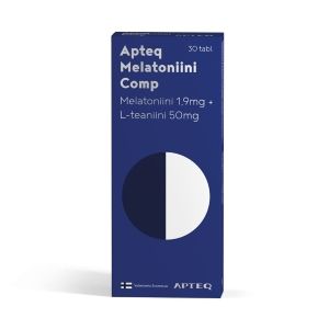 Kuva Apteq Melatoniini Comp 1,9mg 30 tabl
