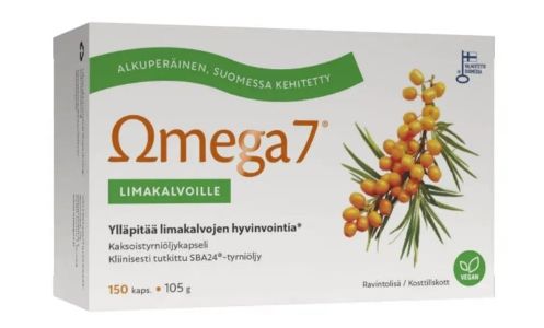 Kuva Omega7 SBA24® Kaksoistyrniöljykapseli 150 kaps