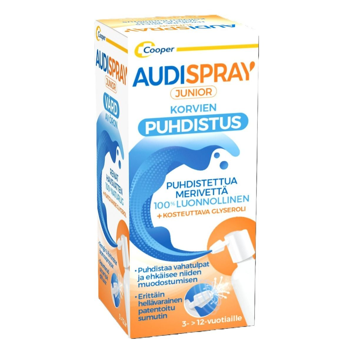 Kuva Audispray Junior Korvien puhdistussuihke 25 ml