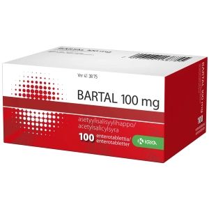 Kuva BARTAL 100 mg 100 fol enterotabl