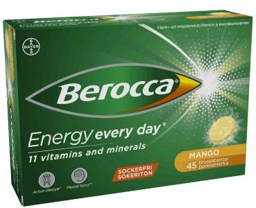 Kuva Berocca Energy Mango poretabletti 45 kpl