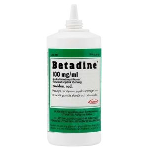 Kuva BETADINE 100 mg/ml 100 ml paikallisantiseptiliuos