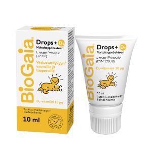Kuva BioGaia Protectis BABY+D3 maitohappobakteeritippa 10 ml