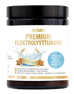 Kuva Biomed Premium Elektrolyyttijauhe 120g