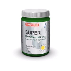 Kuva Bioteekki Super D-vitamiini 50 mikrog. kapseli 100 kpl