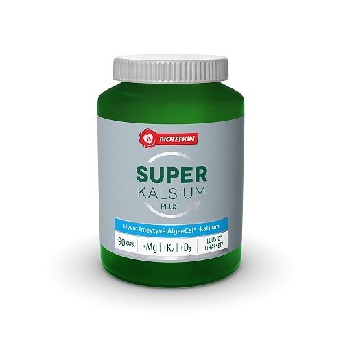 Kuva Bioteekki Super Kalsium Plus kapseli 90 kpl