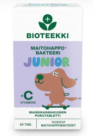 Kuva Bioteekki Maitohappobakteeri Junior 60 tabl.