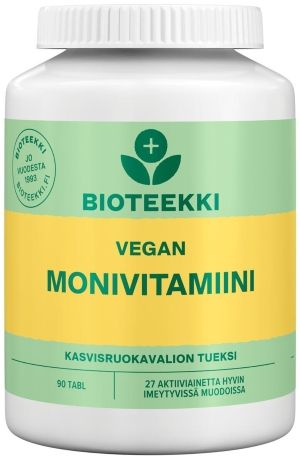 Kuva Bioteekki Vegan Monivitamiini 90 tabl.