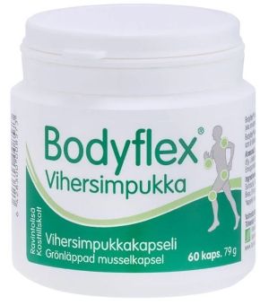 Kuva Bodyflex Vihersimpukka 60 kaps.