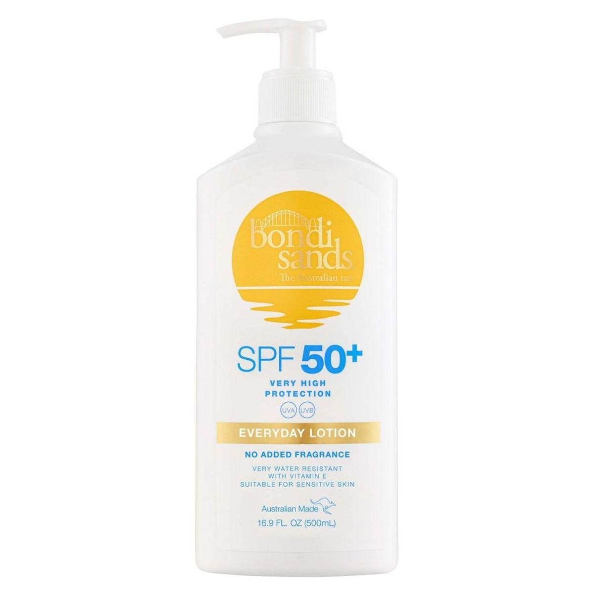 Kuva Bondi Sands SPF 50+ Everyday Lotion aurinkovoide vartalolle jättipakkaus pumpulla 500 ml