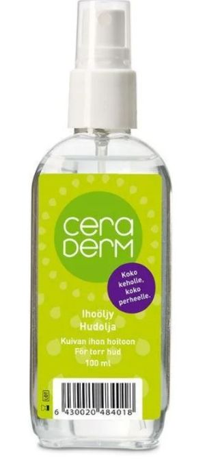 Kuva Ceraderm ihoöljy 100 ml
