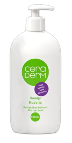 Kuva Ceraderm ihoöljy 500 ml pumppu