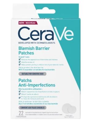 Kuva CeraVe Blemish Barrier Patches finnilaastarit 22 kpl