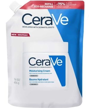 Kuva CeraVe Moisturising Cream - Kosteusvoide kuivalle ja erittäin kuivalle iholle 473ml -täyttöpakkaus