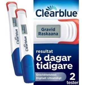 Kuva Clearblue Digital Ultra Early 2kpl raskaustesti