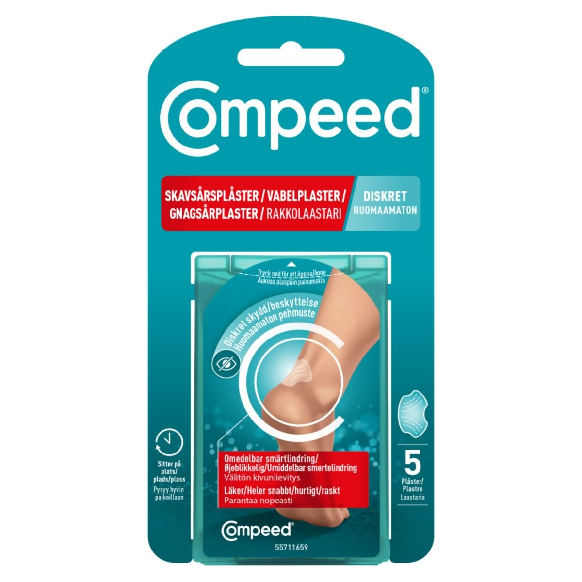 Kuva Compeed Discreet Rakkolaastari 5 kpl