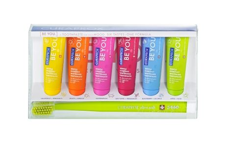 Kuva Curaprox Be you six-taste-pack 10 ml x 6 + hammasharja