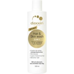 Kuva Daxxin Hair & Body Wash 2-IN-1 Shampoo + Shower Cream miedosti hajustettu 300 ml