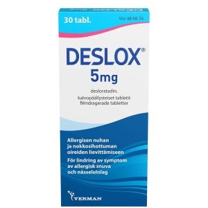 Kuva DESLOX 5 mg 30 fol tabl, kalvopääll