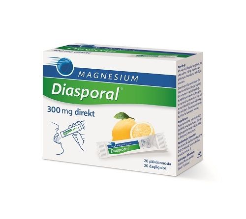 Kuva Diasporal Magnesium 300 mg Direkt magnesiumrae, 20 pss.