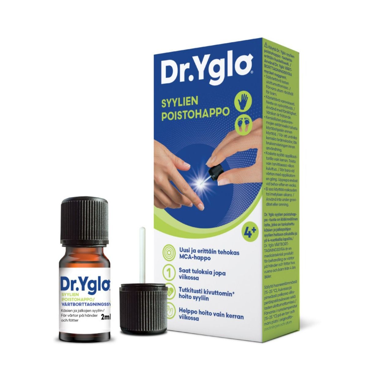 Kuva Dr. Yglo syylien poistohappo 2 ml