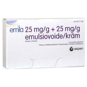 Kuva EMLA 25/25 mg/g 5 g emuls voide