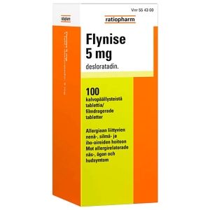 Kuva FLYNISE 5 mg 100 fol tabl, kalvopääll