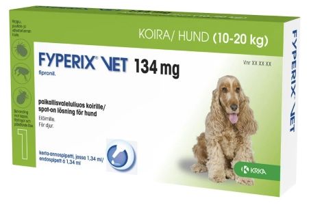 Kuva Fyperix vet 134 mg 1.34 ml paikallisvaleluliuos