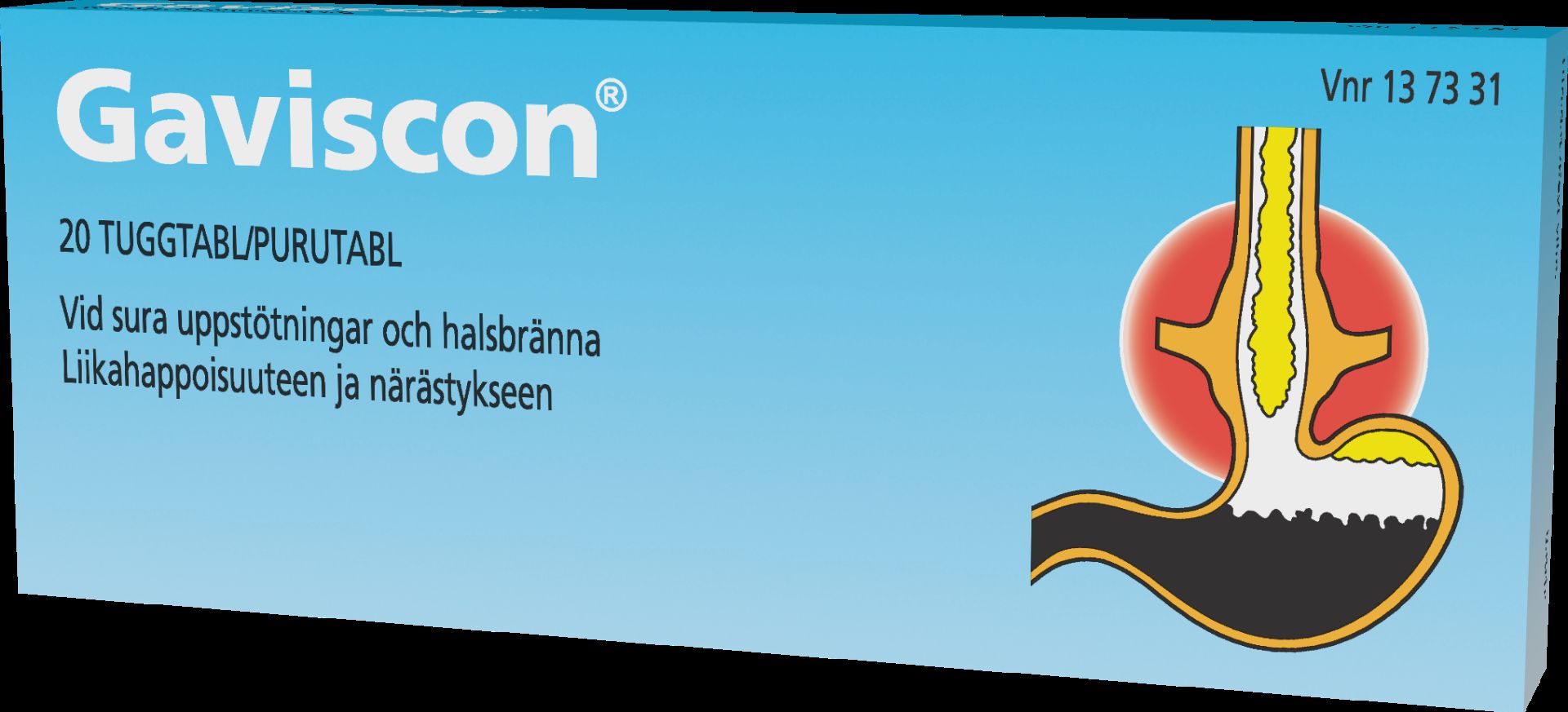 Kuva GAVISCON 20 fol purutabl