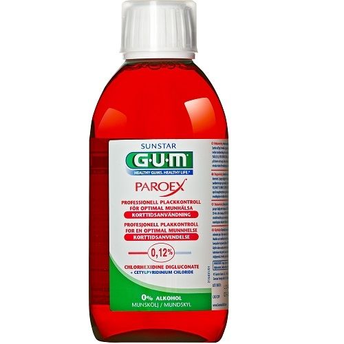 Kuva GUM Paroex 0,12 % klooriheksidiinisuuvesi, 300 ml