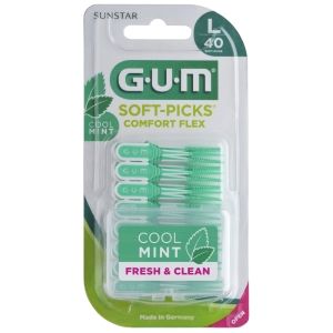 Kuva GUM Soft-Picks Comfort Flex Mint Large 40 kpl