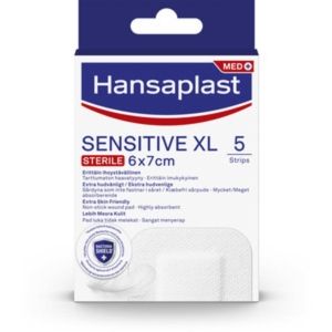 Kuva Hansaplast Sensitive XL 6 x 7 cm 5 kpl