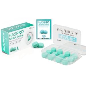 Kuva Haspro Moldable silikonikorvatulpat minttu 6 paria