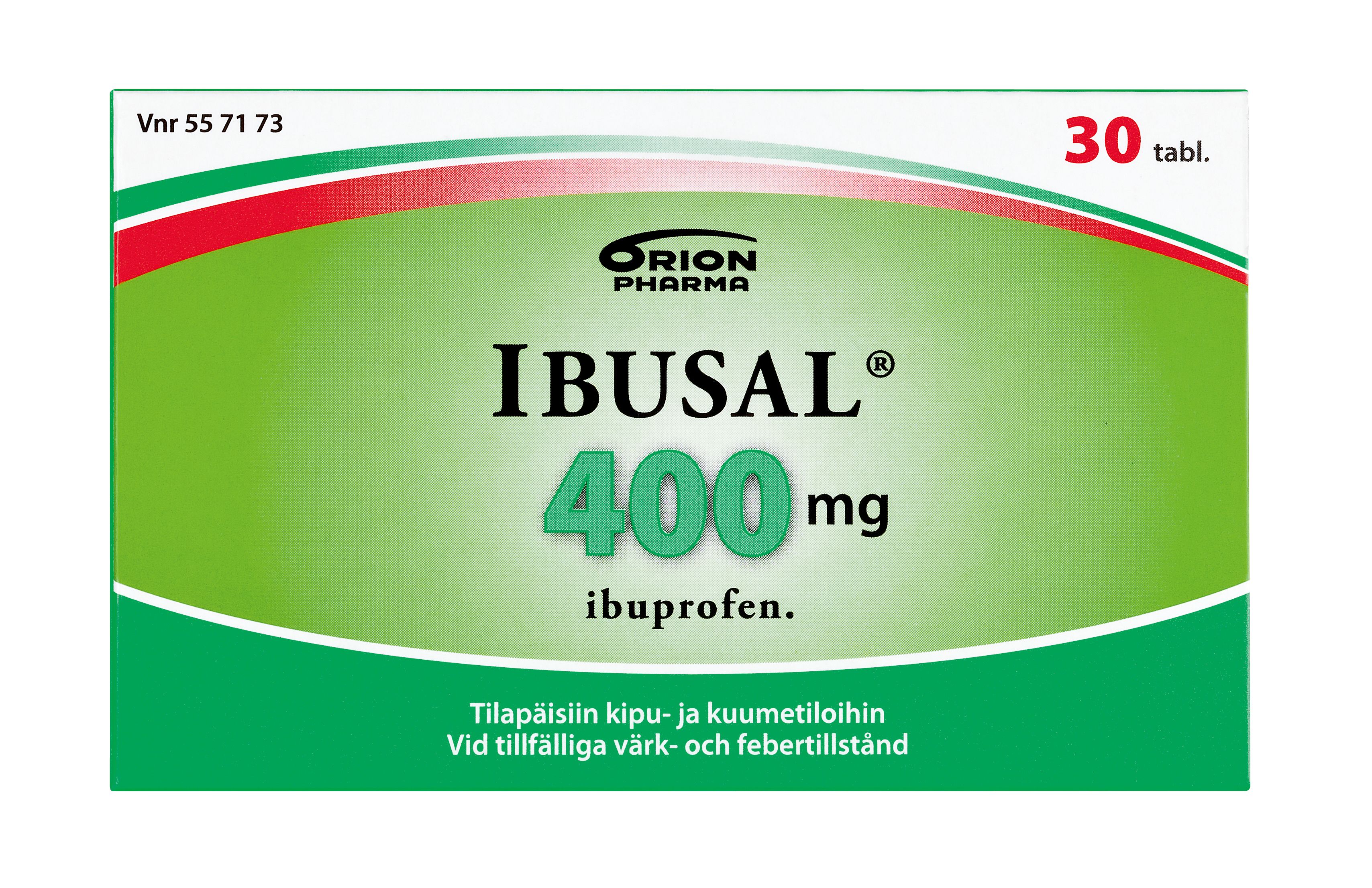 Kuva IBUSAL 400 mg 30  tablettia, kalvopääll