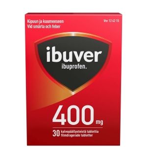 Kuva IBUVER 400 mg 30 fol tabl, kalvopääll