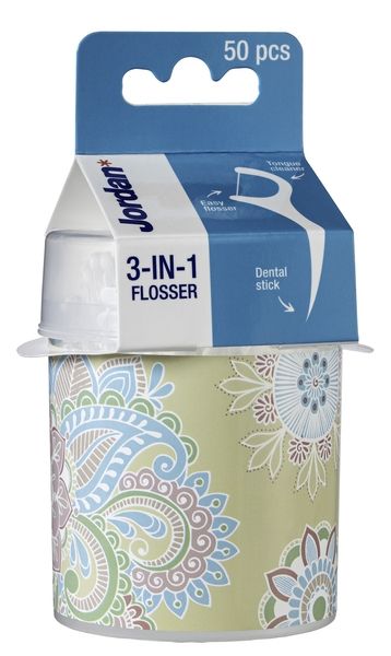 Kuva Jordan 3in1 Flosser hammaslankain pöytäpakkaus, 50 kpl 