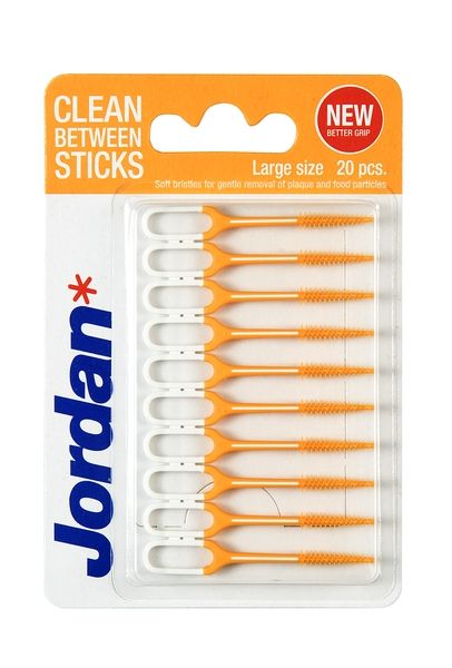 Kuva Jordan Clean Between Sticks Large Size hammastikku, 20 kpl 