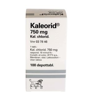 Kuva KALEORID 750 mg 100 kpl depottabl
