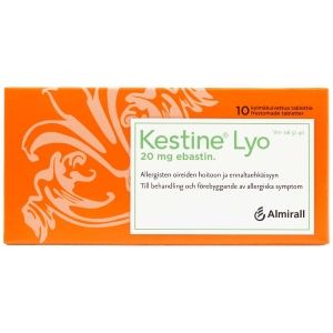 Kuva KESTINE LYO 20 mg 10 fol tabl, kylmäkuivattu