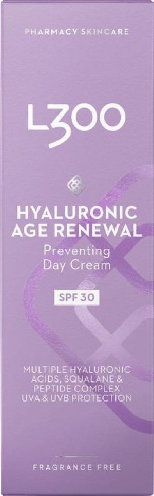 Kuva L300 Hyaluronic Age Renewal Day Cream päivävoide SPF30 50ml
