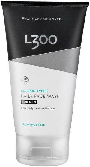 Kuva L300 for men Daily Face Wash hajusteeton puhdistusgeeli 150ml