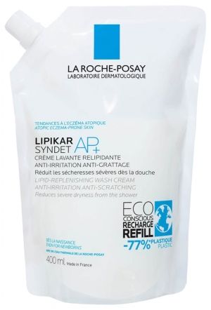 Kuva La Roche-Posay Lipikar Syndet AP+ suihkuvoide Täyttöpakkaus 400 ml