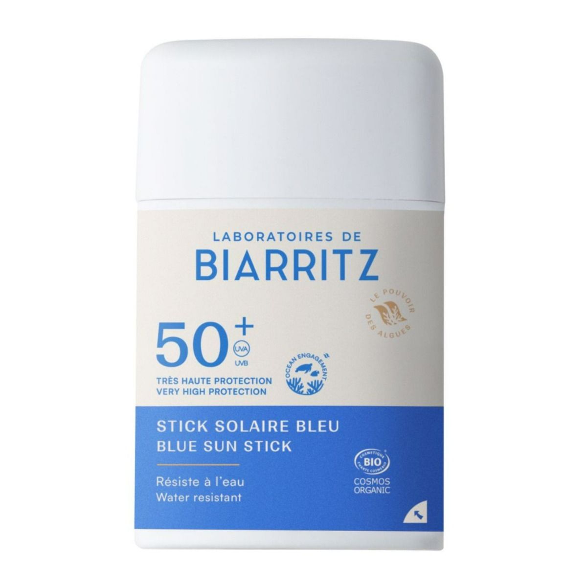 Kuva Laboratoires de Biarritz Stick Solaire Aurinkovoidepuikko Sininen SPF50+ 12g